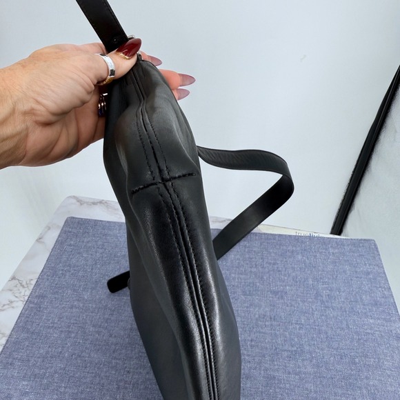 Vtg Coach Black Leather Legacy Shoulder Bag #9407 Classic NO HANG TAG - Picture 6 of 12